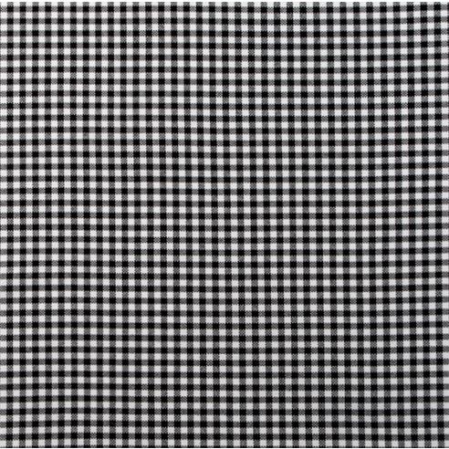 TELA CUADRILLÉ-COLOR NEGRO