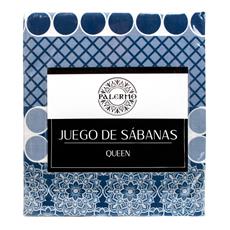 SET SABANA LIVORNO AZUL QUEEN
