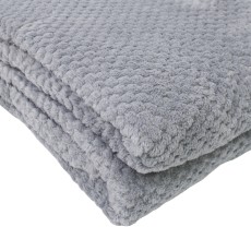 Manta pop corn 130x180 color silver