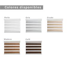 Cort. roller duo 165x240 col. crudo