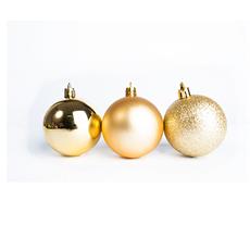 ESFERAS NAVIDEÑAS DORADAS