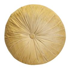 Cojin redondo dorado 40x40 cm