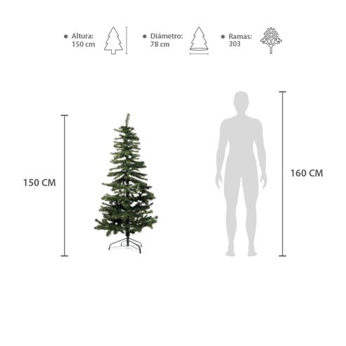 ARBOL NAVIDAD 150 CM 2