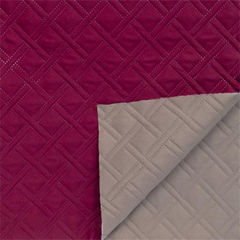 Tela lisa acolchada 2,50 ancho col. burdeo/cafe 2