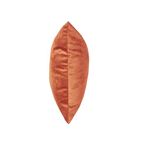 Cojin velvet naranjo 40x40 cm. 2