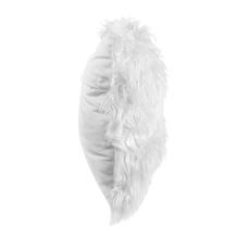 Cojin piel eco col. blanco 43x43 cm.