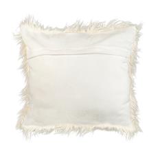 Cojin piel eco col. crudo 43x43 cm.*