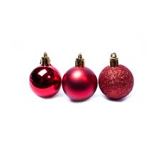 ESFERAS NAVIDEÑAS ROJAS