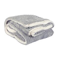 FRAZADA TERMICA "TOSCANA" 200X210 GRIS