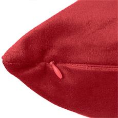 Cojin velvet rojo 40x40 cm.