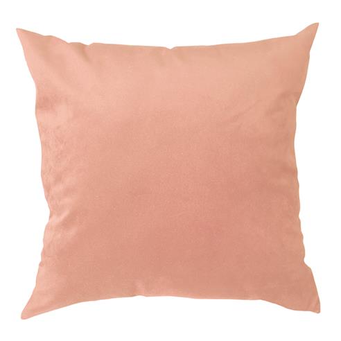 Cojin velvet salmon 40x40 cm.*
