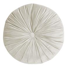 Cojin redondo beige 40x40 cm