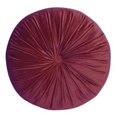 Cojin redondo burdeo 40x40 cm