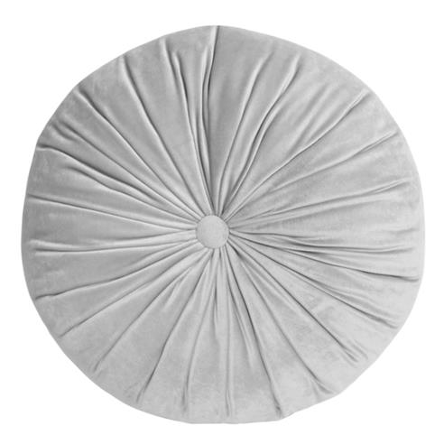 Cojin redondo gris 40x40 cm 2