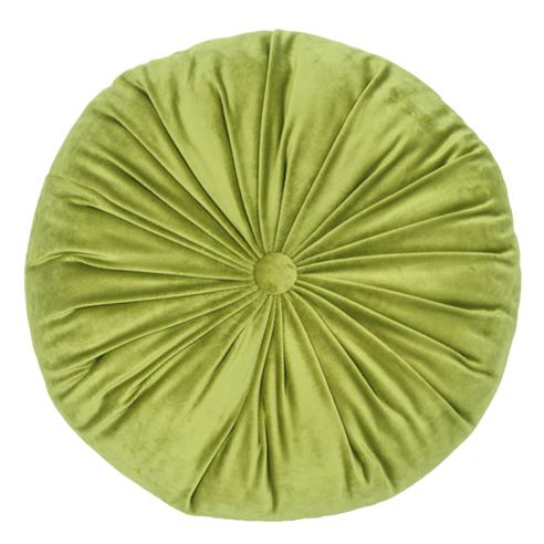 Cojin redondo oliva 40x40 cm 2