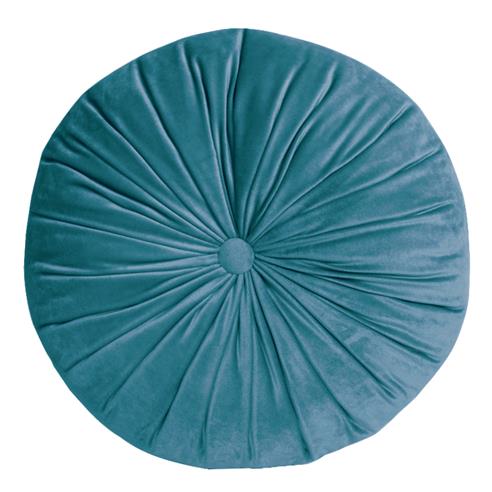 Cojin redondo turqueza 40x40 cm 2