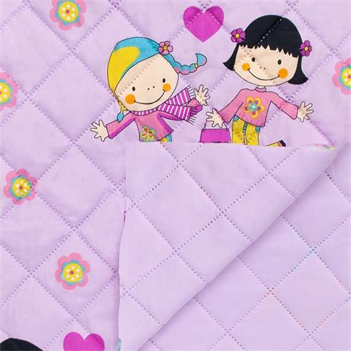 Tela est. acolchada 2,50 ancho dis. friends 2