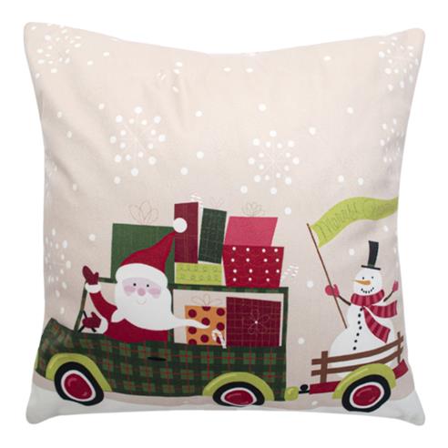 Funda cojin dis. santa # 6 40x40cm