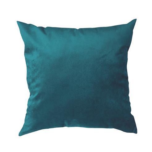 Cojin velvet turquesa 40x40 cm.*