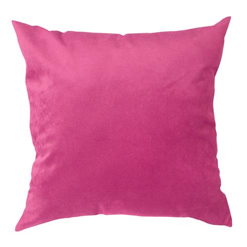 Cojin velvet fucsia 40x40 cm.