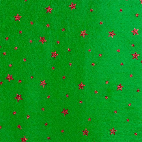 PAÑOLENCY GLITTER-VERDE ROJO