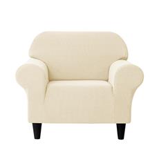 Funda protectora sofa 1 cuerpo col. bco/marfil