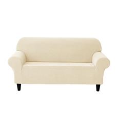 Funda protectora sofa 2 cuerpo col. bco/marfil