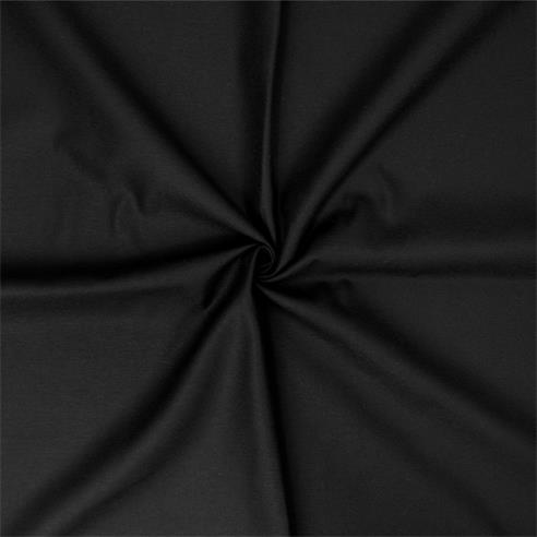 Gabardina 1.50 color negro - 7 oz 80/20