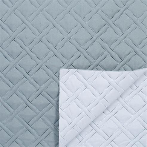 Tela acolchada col. gris / perla 2,50 ancho 2