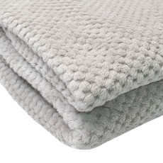 Manta pop corn 130x180 color gris