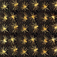 Organza "spider 818" negro/oro