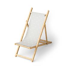 Loneta impermeable est. lunares beige 150cm
