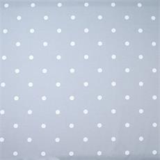 Loneta impermeable est. lunares gris 150cm