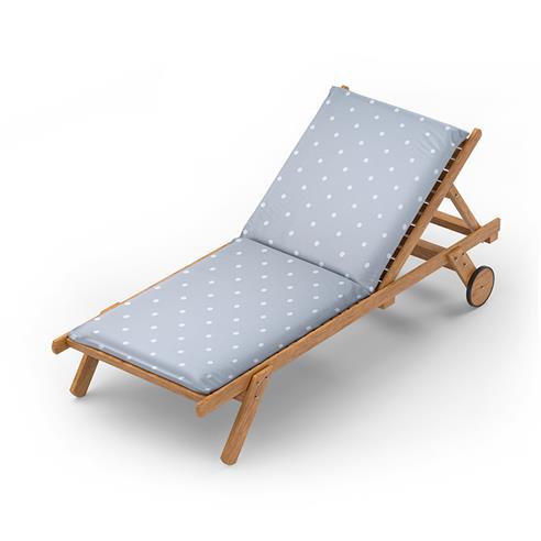 Loneta impermeable est. lunares gris 150cm 2