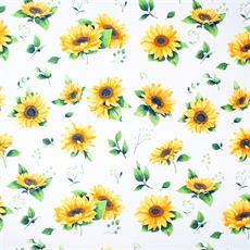 Est. dieciochero "girasol" col. blanco
