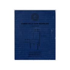Cubre silla con respaldo color azul