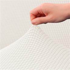 Cubre silla con respaldo color marfil