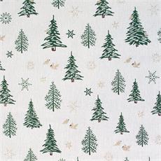 Lino navideño "500" color champagne/verde