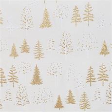 Lino navideño "503" color blanco/dorado