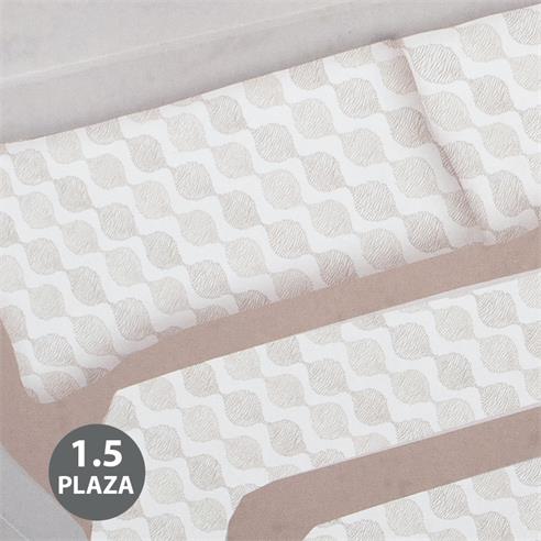 Set sab. polar 1.50 pza. "neilan beige"