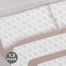 Set sab. polar 1.50 pza. "neilan beige"