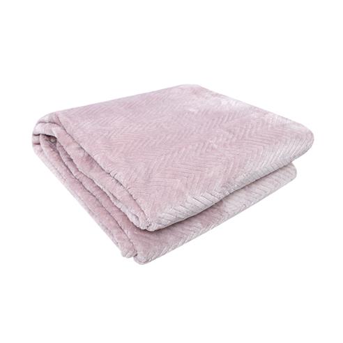 Manta firenze 130x150 cm. color malva 2