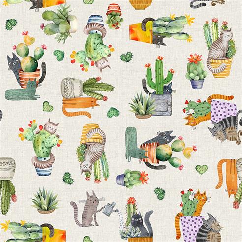 Linette rep. agua "gatitos" 1.60 mtr.