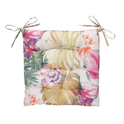 Cojin para silla 40x40 dis. jardinera