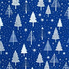 Lino navideño "003" color azul
