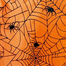 Organza "027" naranja/negro