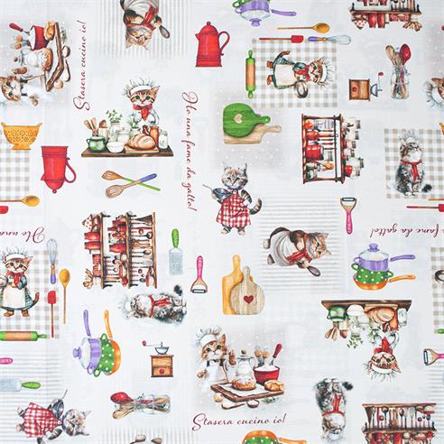 Linette rep. agua "gatitos 02" 1.60 mtr.