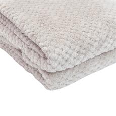 Manta pop corn 130x160 color beige