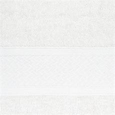 Set 2 toallas col. blanco 50x80+70x140-100c%algodon-440gr/m2