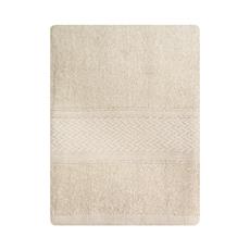 Set 2 toallas col. crema 50x80+70x140-100c%algodon-440gr/m2
